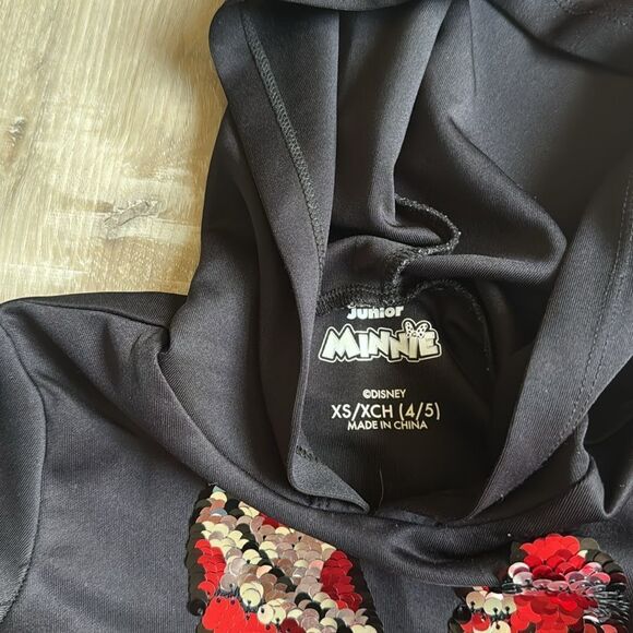 Minnie Mouse Hooded Sequins Tutu Dress XS 4/5 - Picture 5 of 6